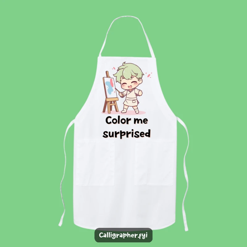 Funny Artist Apron: Embrace the Splatter - Hilarious Funny Gift!