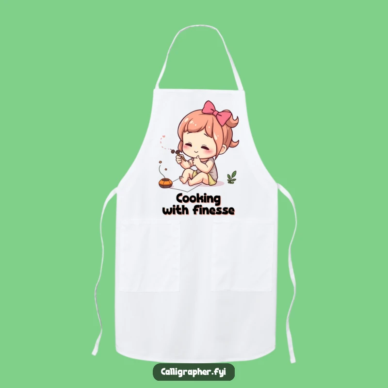 Funny Intense Focus Apron: Create with Concentration and Humor!