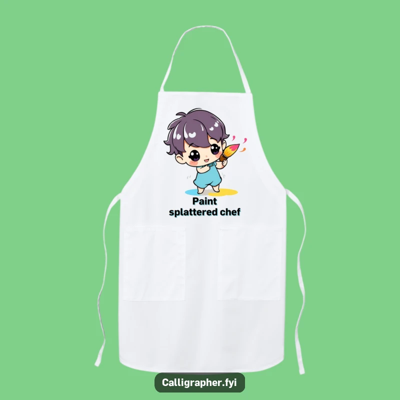 Funny Art Character Apron - Creative Painter Gift