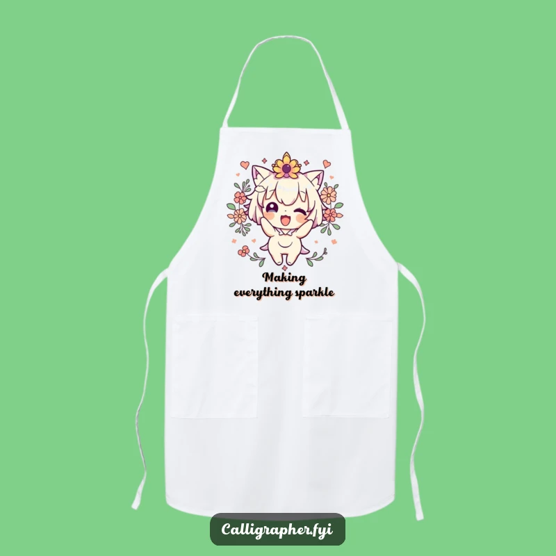 Funny Cute Character Decorating Apron - Cook and Create with Artistic Flair!