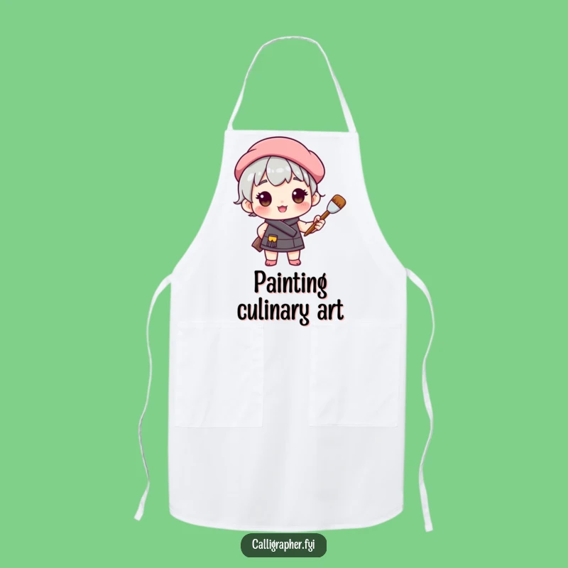 Funny Artist Beret Apron: Protect Your Clothes, Create Art