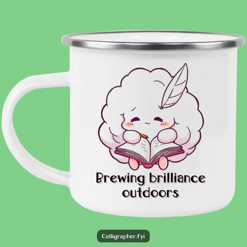 Funny Cloud Adventure Mug: Hilarious Campfire Companion for Writers
