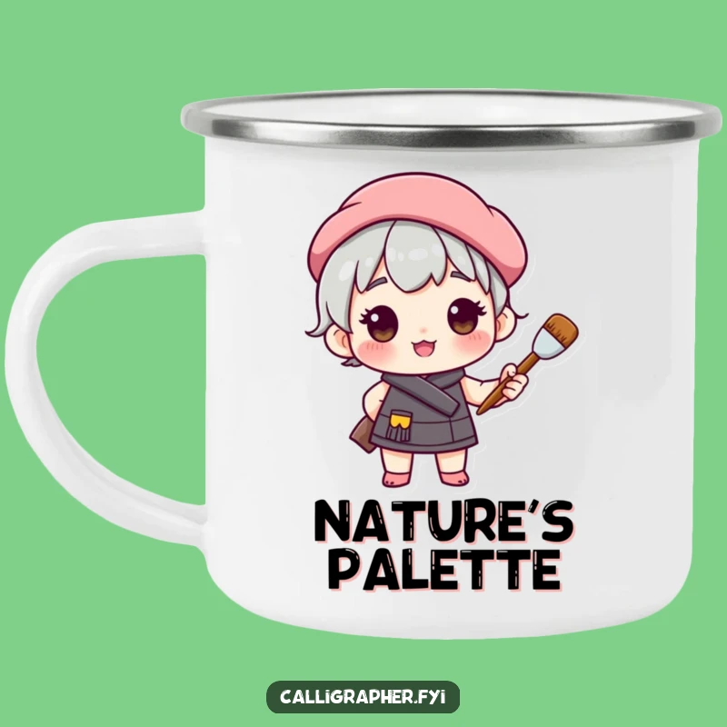 Funny Artist Beret Camping Mug: Fuel Your Creative Adventures