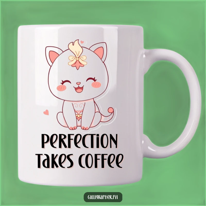 Funny Happy Character Drawing Mug - Precision & Perfection Gift for Artists!