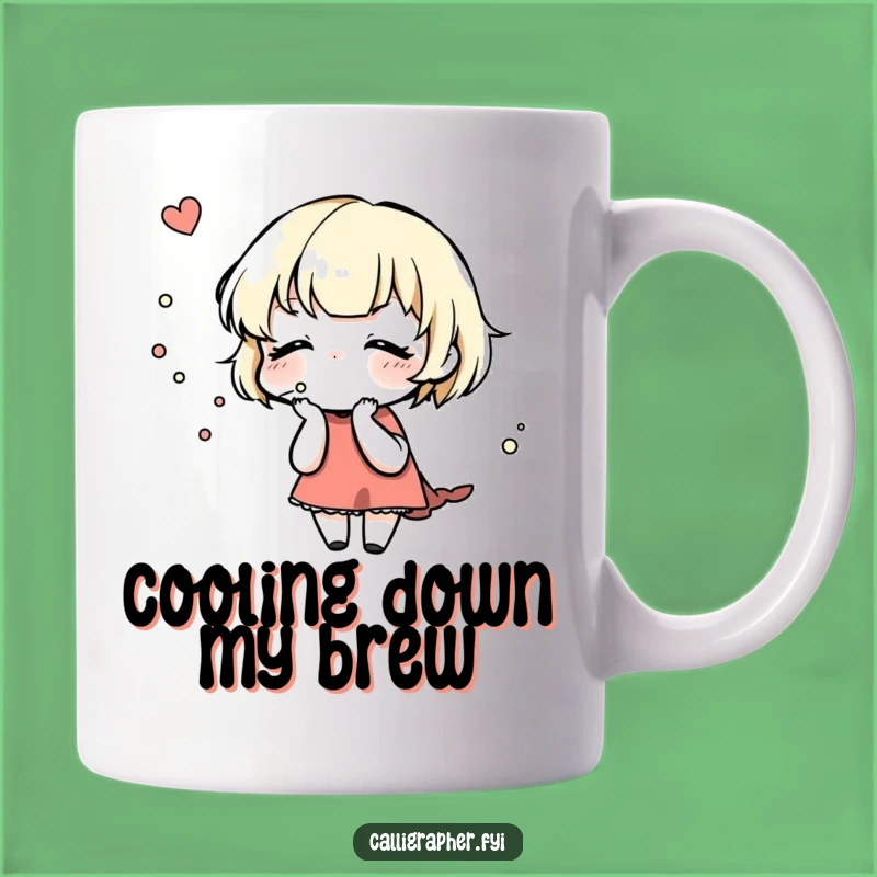 Funny Ink Artist's Mug: Gentle Blow Character, Perfect Craft Gift