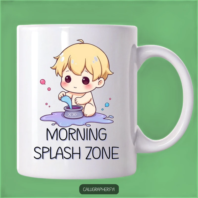 Funny Ink Splash Mug: A Playful Design for a Cheerful Drink!