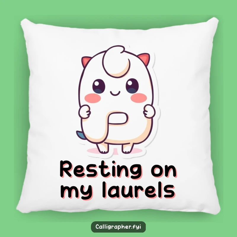 Funny Letter Love Pillow: Cute Character Cushion, Cozy Accent Gift