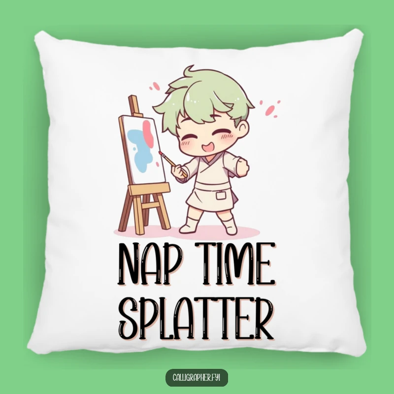 Funny Messy Creative Pillow: Cozy & Comical Art - Perfect Funny Gift!