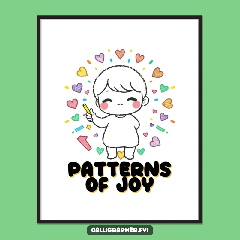 Funny Chalk Artist Poster: Vibrant Wall Art for Studios