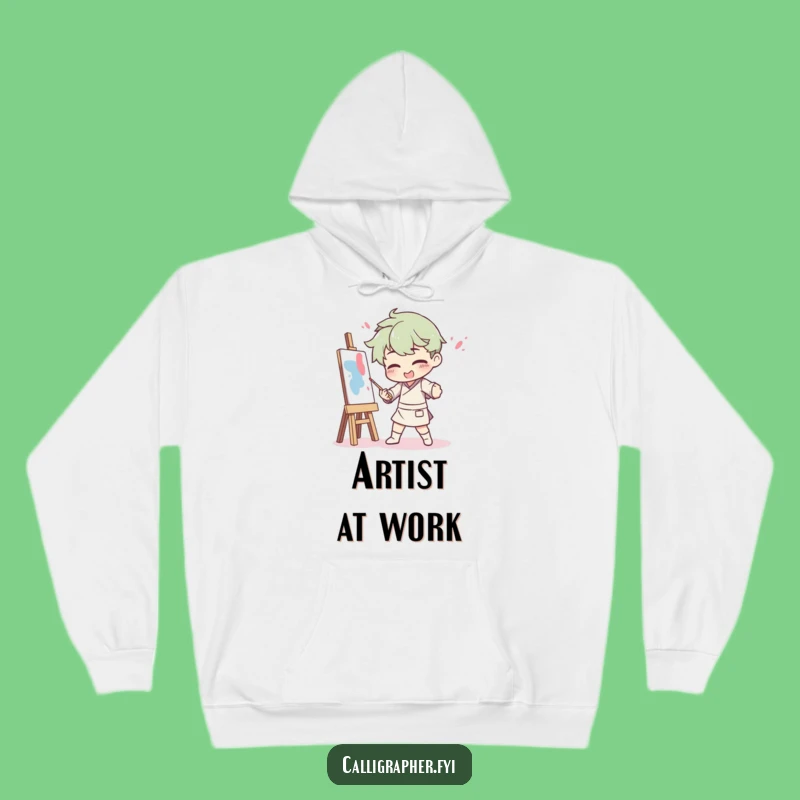 Funny Dramatic Artist Hoodie: Cozy Chaos & Paint - The Ultimate Funny Gift!