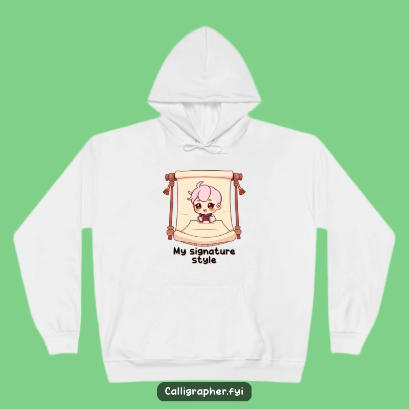 Cozy Funny Signing Character Hoodie: Warmth and Dramatic Comedy!