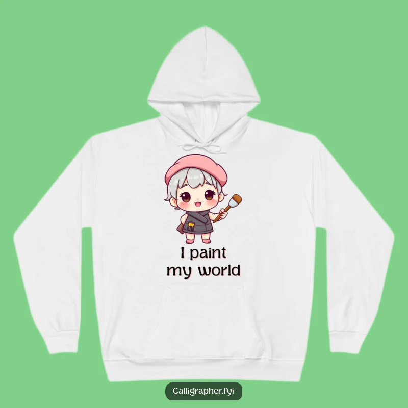 Cozy Funny Artist Beret Hoodie: Statement Piece for Creatives