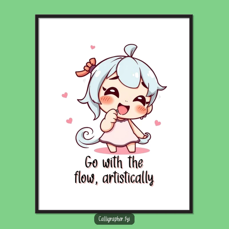 Whimsical Artist Wall Art: Free Printable Downloadable Decor for Playful Spaces