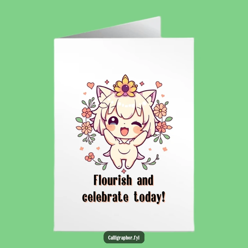 Funny Free Printable Birthday Card: Cute Character Decorating Fun, Downloadable DIY Gift!