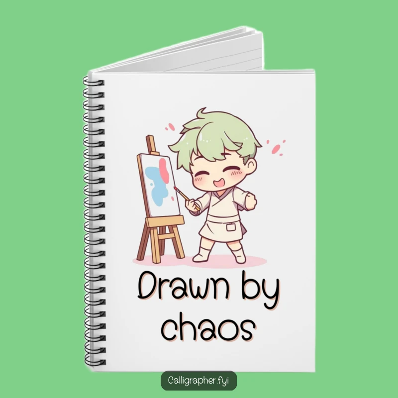 Funny Artist's Logbook: Capture Messy Ideas - Hilarious Funny Gift!