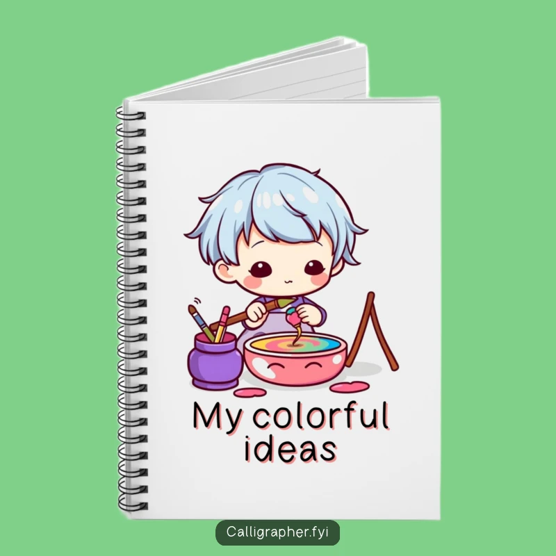 Funny Kawaii Artist Sketchbook - Colorful Ideas & Art Gift