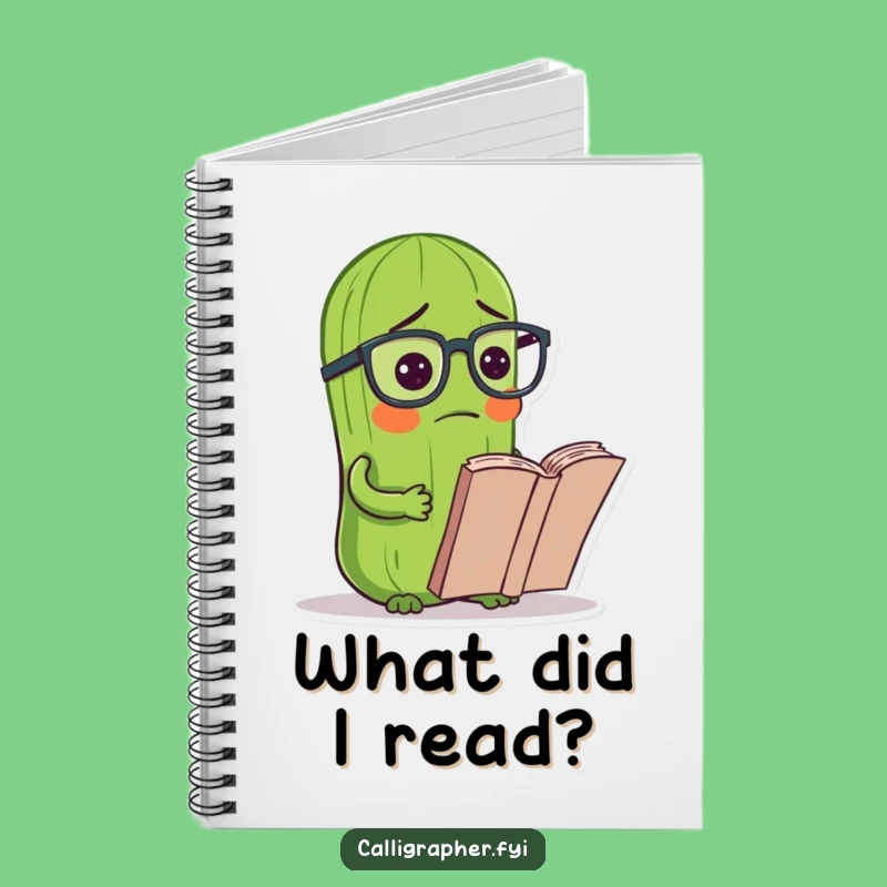 Funny Pickle's Ponderings Notebook: Hilarious Journal for Confused Thoughts