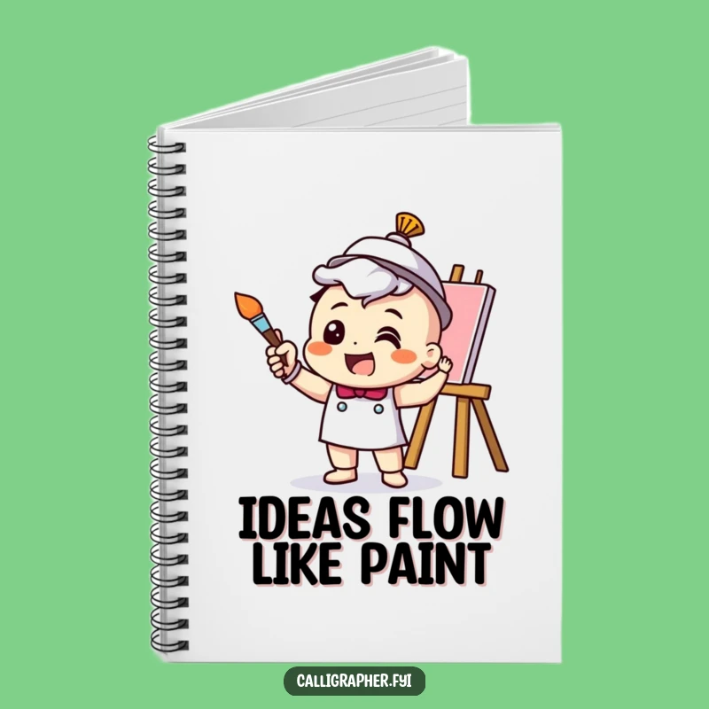 Funny Artist Notebook - Cheerful Character's Ideas, Capture Your Thoughts with Creative Humor