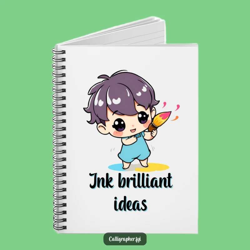 Funny Art Character Notebook - Painter's Creative Journal