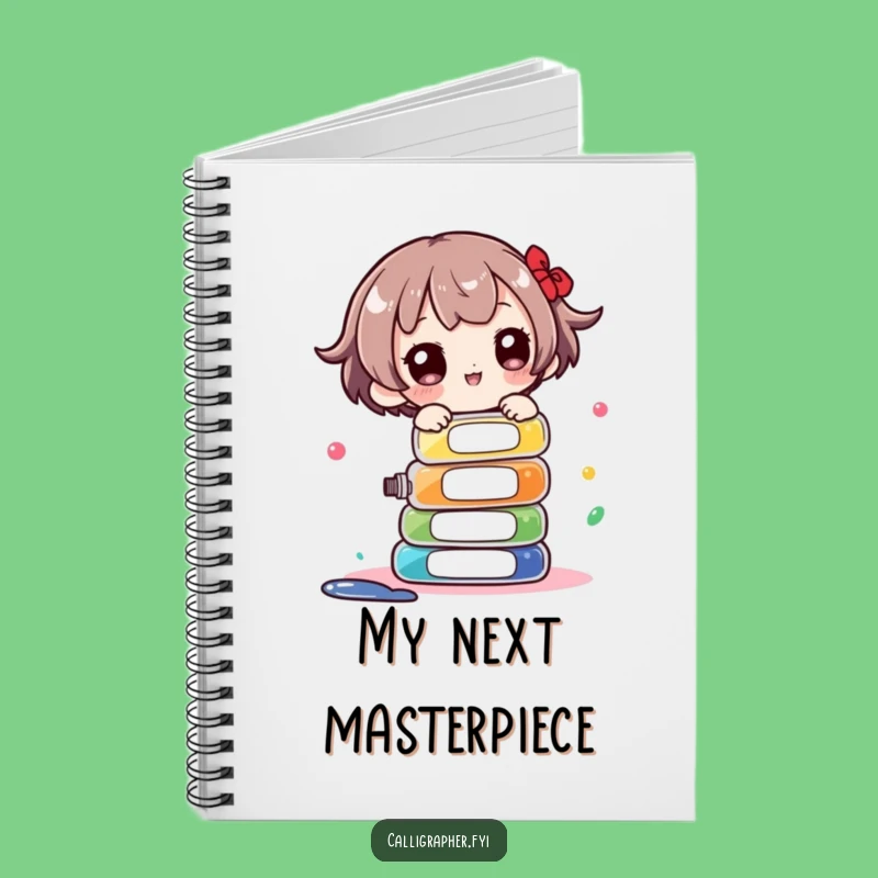 Funny Ink Balance Notebook - Cute Character Artist's Journal Gift