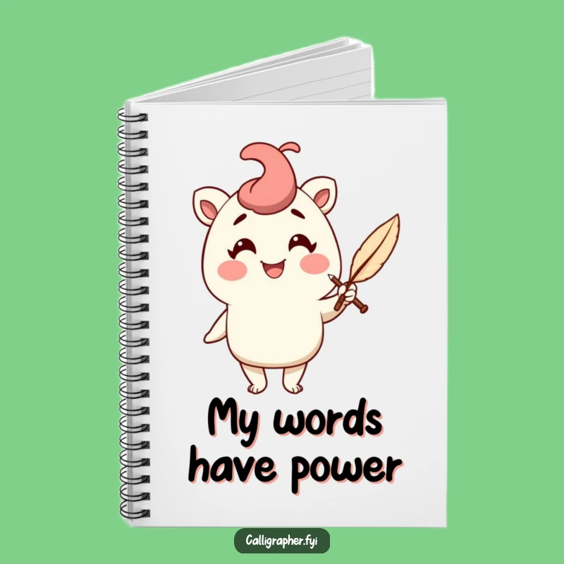 Funny Writer's Notebook: Quill Pen Character, Perfect Journal Gift