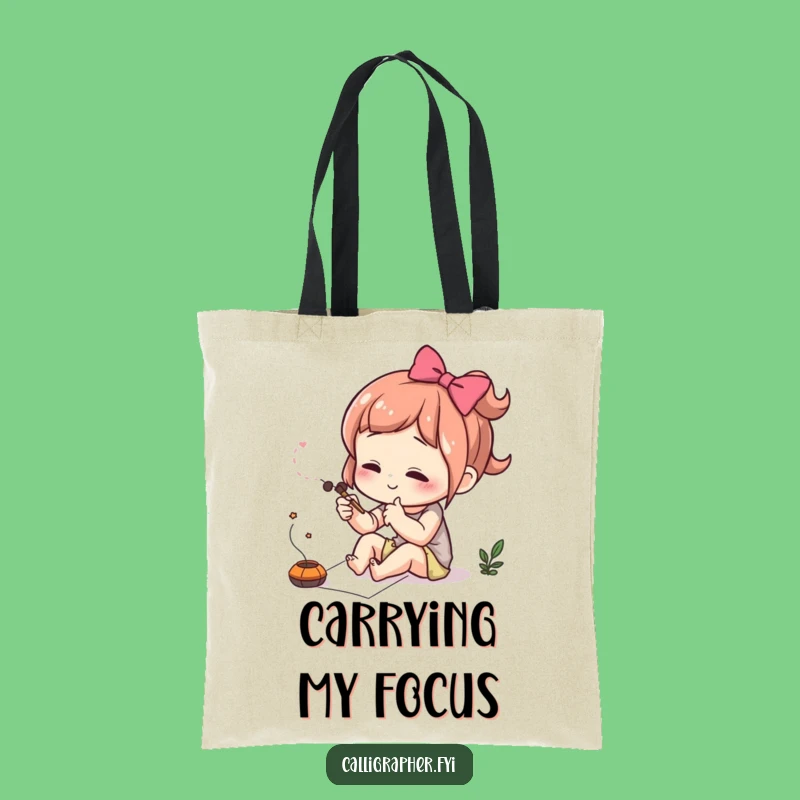 Funny Intense Focus Tote Bag: Carry Your Precision with Humorous Style!