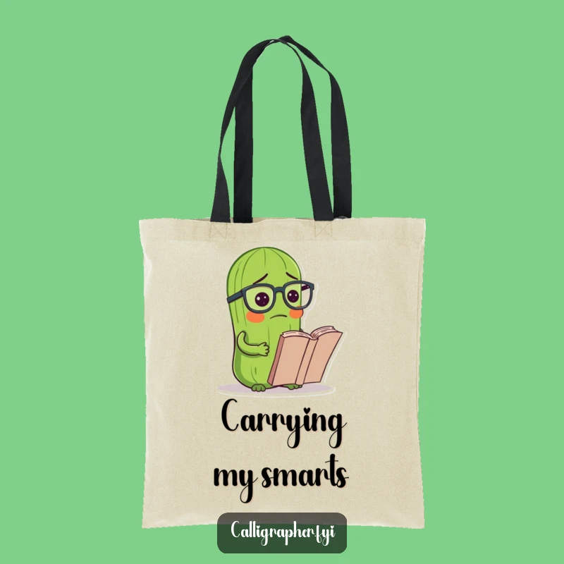 Funny Pickle Book Bag: Hilarious Tote for Puzzled Readers